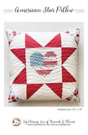American Star Pillow Pattern {Paper}