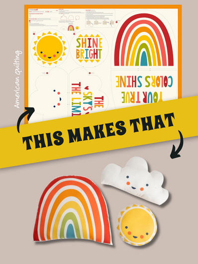 Cut Sew Create - Sunshine Rainbow