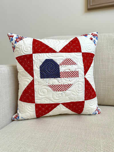 American Star Pillow Pattern {Paper}