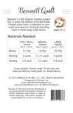 Bennett Quilt Pattern {Paper}