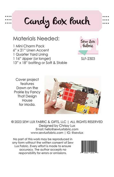 Candy Box Pouch Pattern {Paper}