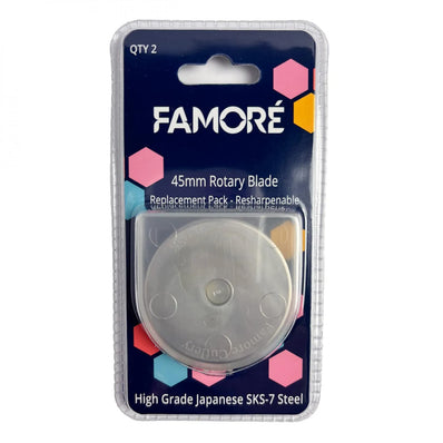 Famore 45 mm Rotary Blade 2 Pack