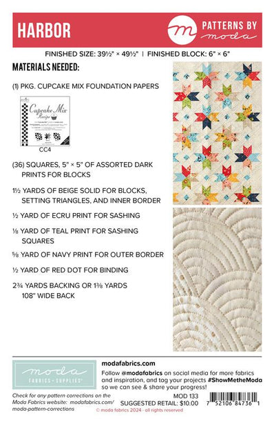 Harbor Quilt Pattern {Paper}