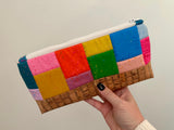 Cork Bottom Pencil Pouch Pattern {Paper}