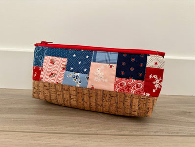 Cork Bottom Pencil Pouch Pattern {Paper}