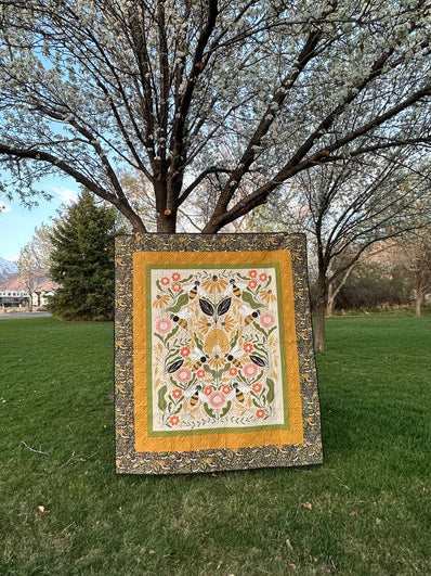 Bee Garden Panel Quilt Kit