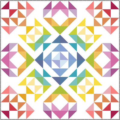 Iridescent Star Pattern {Paper}