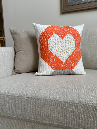 My Material World Pillow Kit - Orange