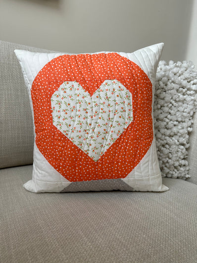 My Material World Pillow Kit - Orange