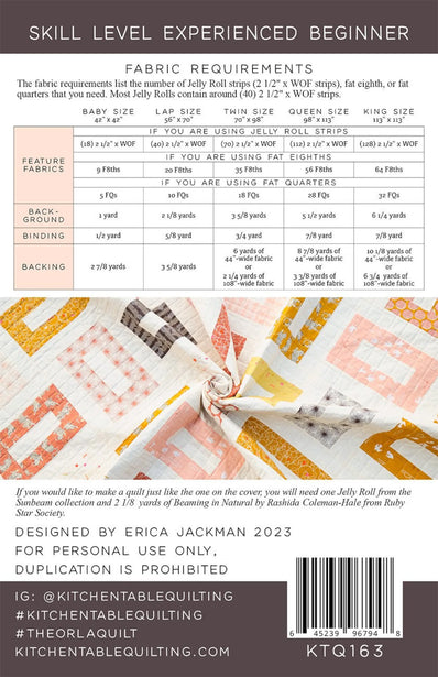 The Orla Quilt Pattern {Paper}