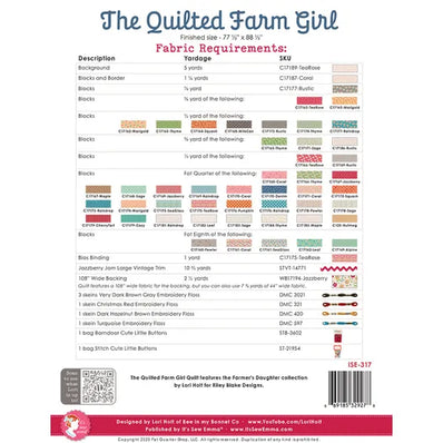 The Quilted Farm Girl Pattern {Paper}