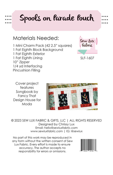 Spools on Parade Pattern {Paper}