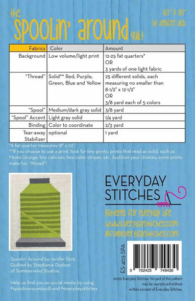 Spoolin Around Pattern {Paper}