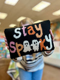 Wool Hook Pillow "Stay Spooky"