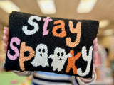 Wool Hook Pillow "Stay Spooky"