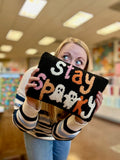 Wool Hook Pillow "Stay Spooky"