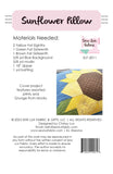 Sunflower Pillow Pattern {Paper}
