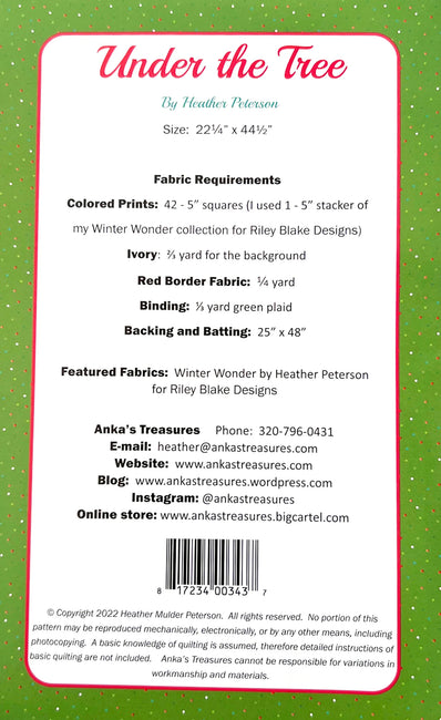 Under the Tree Pattern {Paper}