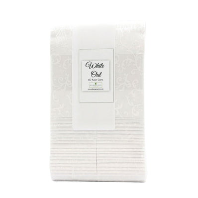 Wilmington Prints Essentials White Out Jelly Roll Crystals 40 Strips