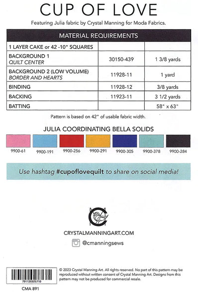 Cup of Love Pattern {Paper}