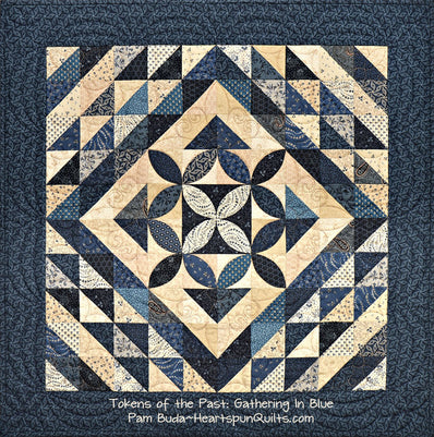 Gathering in Blue Pattern {Paper}