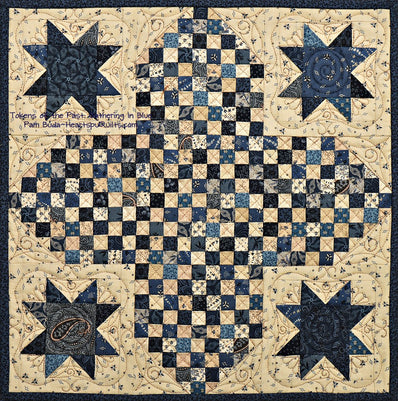 Gathering in Blue Pattern {Paper}