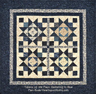 Gathering in Blue Pattern {Paper}