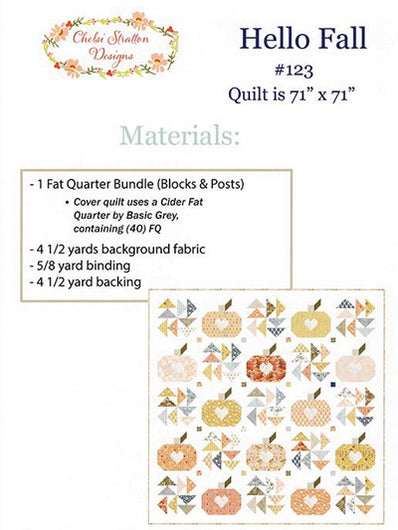 Hello Fall Paper Pattern {Paper}