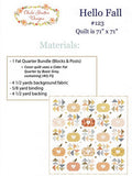 Hello Fall Paper Pattern {Paper}